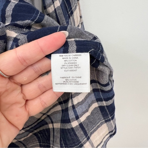 Joie Plaid Button Down Shirt - Picture 4 of 7